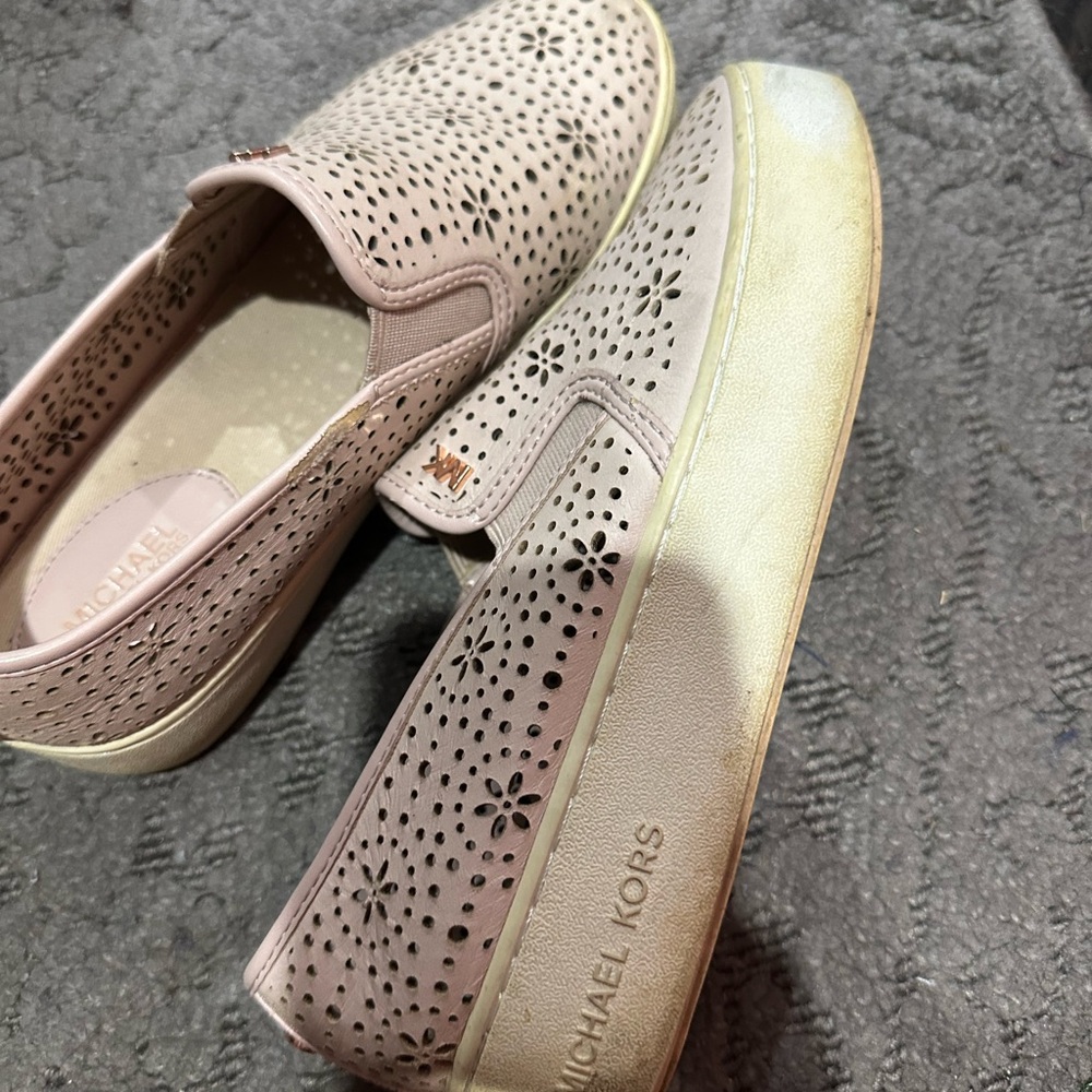 Michael Kors Women's Pink Slip-On Shoes